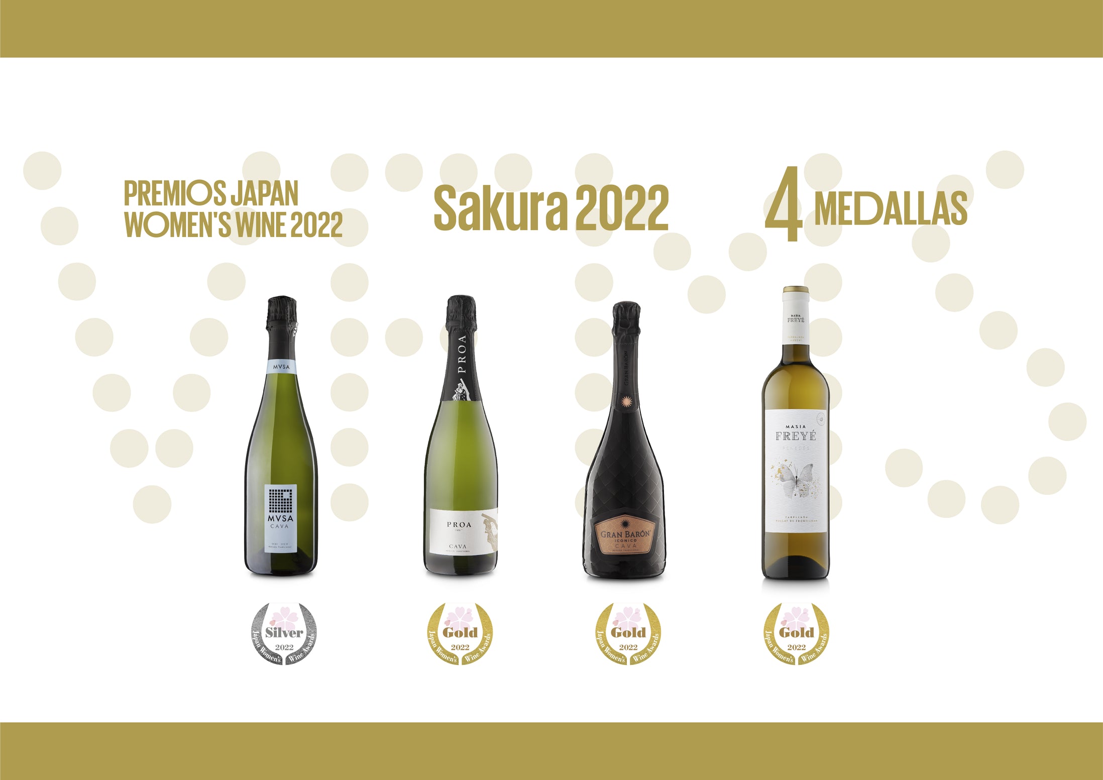 Vallformosa brilla en la 9ª edición de los Japan Women's Wine Awards