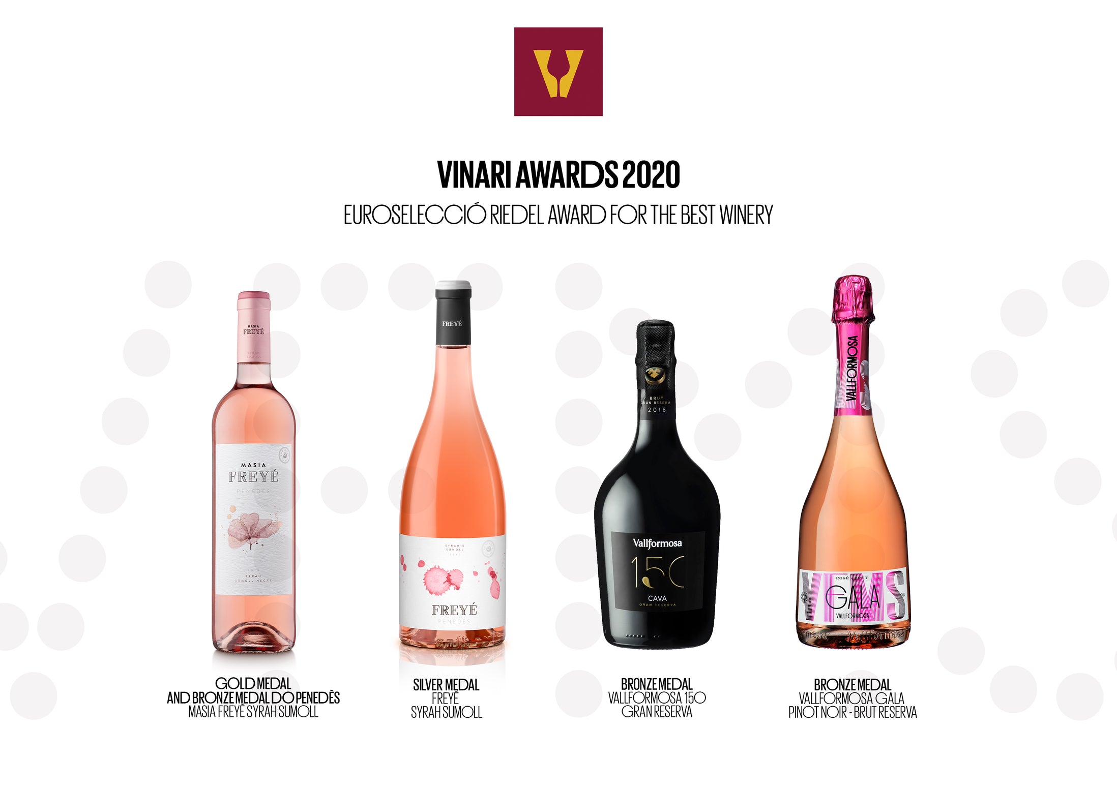 Vallformosa, mejor bodega en los premios vinari 2020, gana cinco medallas