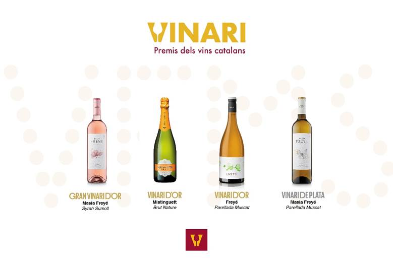 Vallformosa recoge 3 oros en los premios Vinari de verano